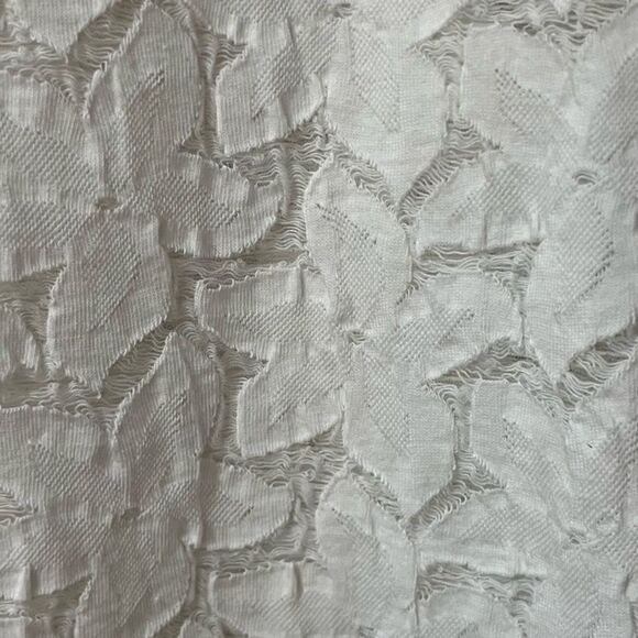 NIC+ZOE Petal Lace Top Paper White Women’s Size PP (0P/2P) - Picture 7 of 10